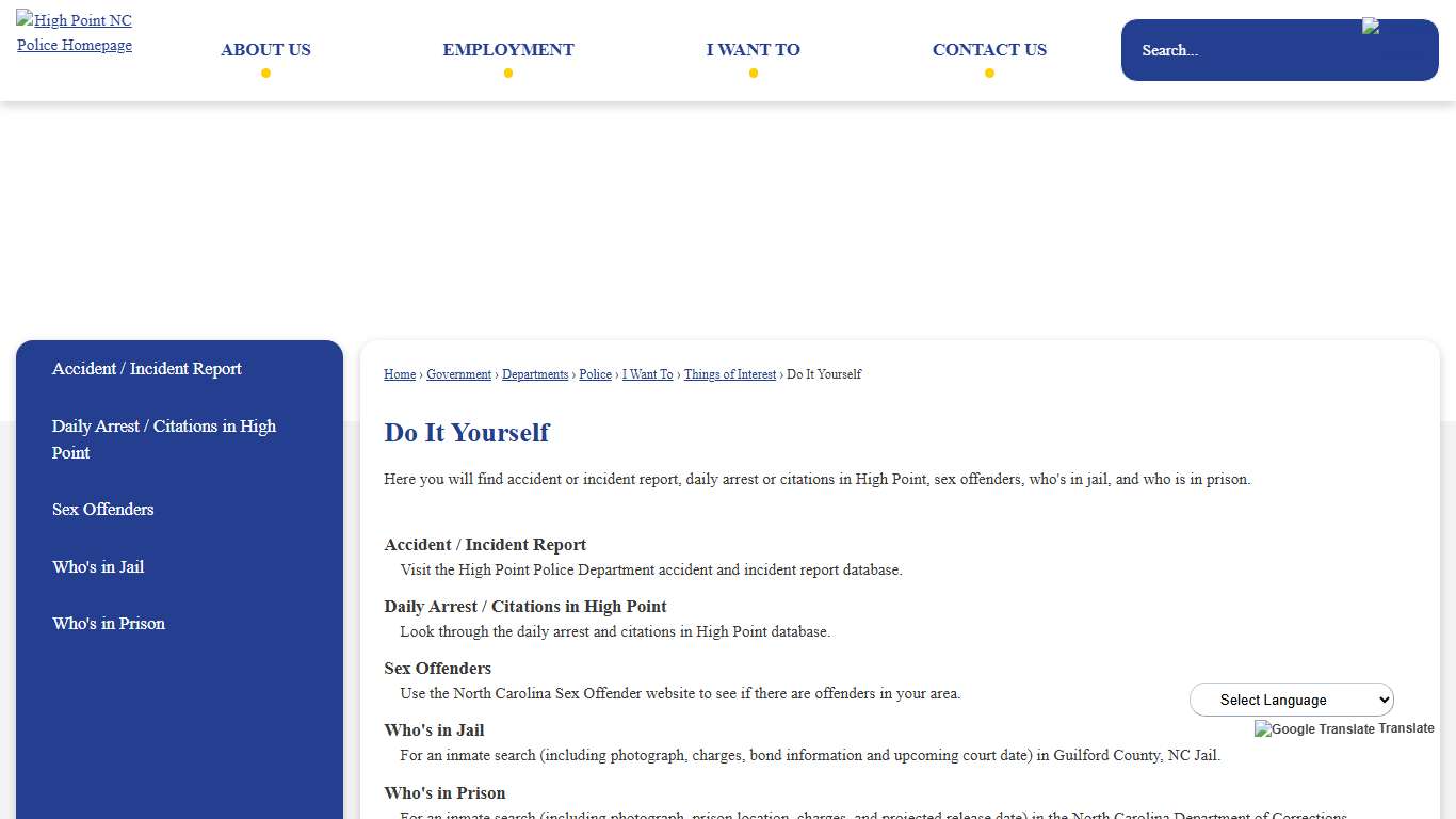 Do It Yourself | High Point, NC